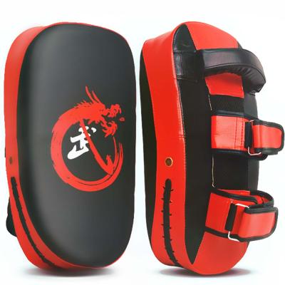 China Wholesale High Quality Thai KICK Boxing Muay Pads Strike Shield Kick Pads Gold Punch Muttahida Majlis-e-Amal Hearth Pads for sale