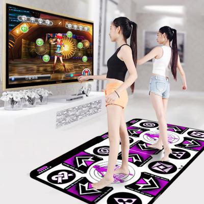 China Home Use Dual Home Use Somatosensory Dance Stage Remote Controls+2+ Wireless Dance Pads Mat Usb ODM Unisex Slimming Purple for sale