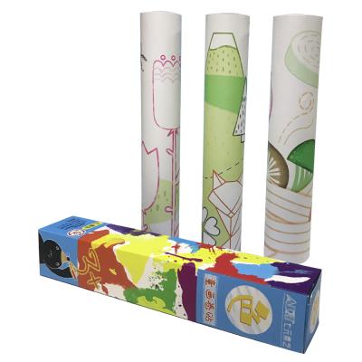 China New Environmental Materials Eco-Friendly Design FSC Recycled Paper Cartoon Sketch Drawing Paper Roll For Kids for sale