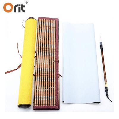 China Environmental Art Painting Replacement Back Embroidered Materials Water Writing Cloth Fabric For Practicing Chinese Calligraphy for sale