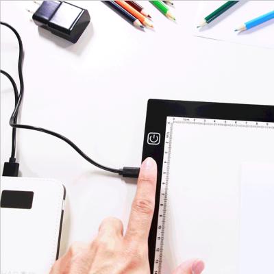 China DIY Painting Light Board for Tracing A4 Portable Dimmable Tracing Power LED Comic Light Box USB Drawing Board Sketch Light Discovery Pad for sale