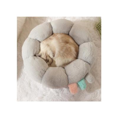 China New Design Sustainable High Quality PP Cotton Cushion Winter Indoor Pet Cat Bed Nest for sale