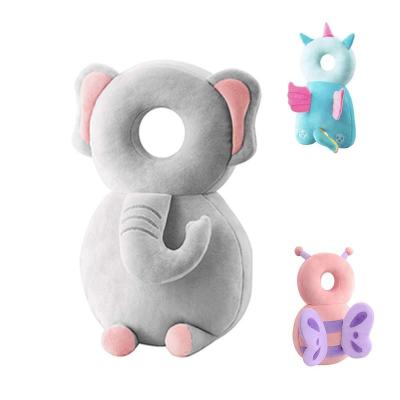 China High Quality Fleece+PP Cotton Animal Shape Anti Infant Baby Falling Backpack Safety Pad Head Protect Pillow for sale