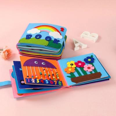 China Soft Customized New Brand Child Cloth Book Cloth Book Baby Felt Cloth Book for sale