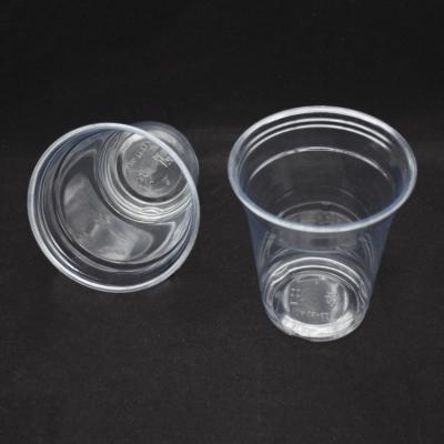 China Eco-friendly Disposable 500ml Clear Transparent Plastic Pet Cup With Customized Logo Plastic Pet Cup 16oz for sale