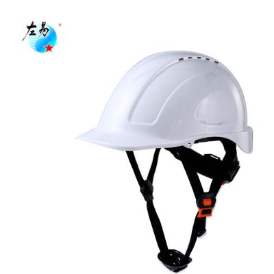 China Smart working safety devices en397 hot electric light weight outdoors with white duct face cover safety helmet construction for sale