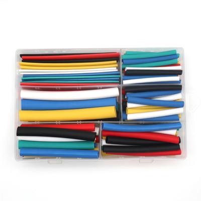 China 3:1 4:1 LOW VOLTAGE Double Wall 4:1 Polyolefin Sleeves PE Kit Heavy Clear Conductor Glue Heat Shrink Adhesive Tube With Glue for sale