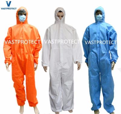 China Type 5/6 Protective Clothing Overalls Printing Asbestos Removal Disposable Coveralls for sale