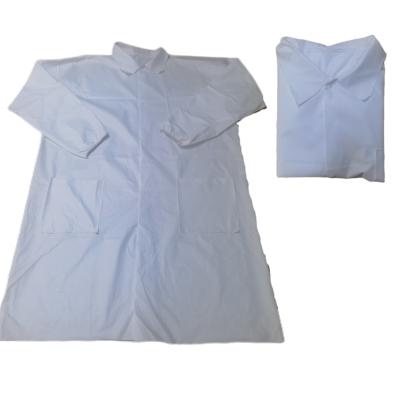 China VPT-501 Disposable Microporous Custom Logo Meedical Lab Coat for Doctor Workplace for sale