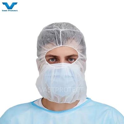 China Non Woven PP Ninja Balaclava Hood For Protection 60000 PCS / Day Supply for sale