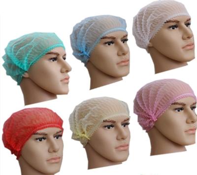 China Disposable Nonwoven PP Mob Clip Strip Bouffant Hairnet Cap for Head Protection Sample for sale