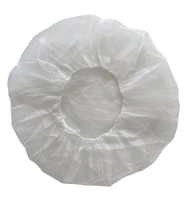 China Nonwoven PP Disposable Round Bouffant Cap 10GSM 18