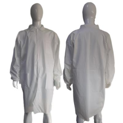 China Waterproof Breathable Dustproof Durable Protective Visitor Jacket Coat for Lab Safety for sale