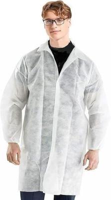 China Camisetas de laboratorio desechables duraderas blancas para mujeres y hombres Accesorios Etiqueta pequeña-4XL en venta