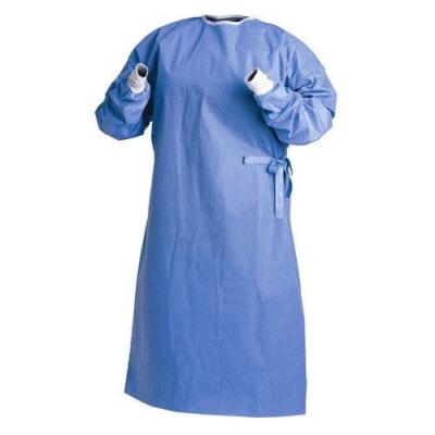 China Disposable Pink Nonwoven PP Sterile SMS Isolation Gown for Dental Hospital Operation for sale