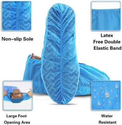 China Waterproof Disposable Boot Shoe Cover CE Certified Durable Non-Slip Non-Skid 2-30g for sale