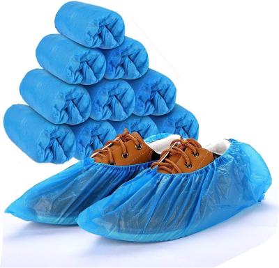 China Waterproof Slip Resistant Durable CPE Plastic Disposable Shoe Boot Cover for Hospital for sale