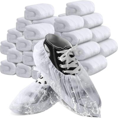 China Non-Slip Non-Skid Disposable Shoe Covers with Logo Printing and Cleaning Function for sale