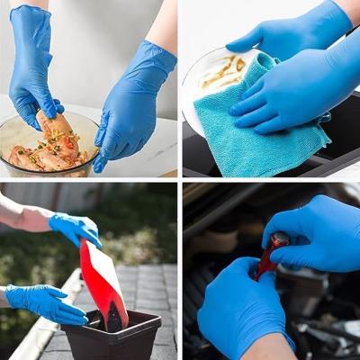 China 9 Inch Food Grade Protective Disposable Nitrile Gloves Sample Free No Latex Powder Free for sale