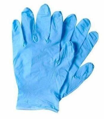 China Stretch Durable Breathable Disposable Nitrile Exam Gloves with Logo Printing for sale