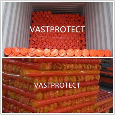 China Double Orange PE Poly Tarpaulin Roll 3.65m Width Perfect for Covering and Protecting for sale