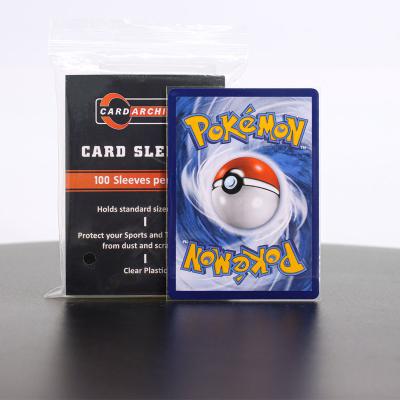 China Standard Plastic Clear Security Card Game Board Game Card Sleeves for sale