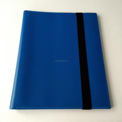 China Safety Blue Color 9 Pocket Collectors Folder Album For Game Card for sale