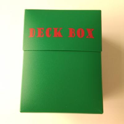 China Green Poly Card Box 80+ Deck Box For MTG /YGO Cards for sale