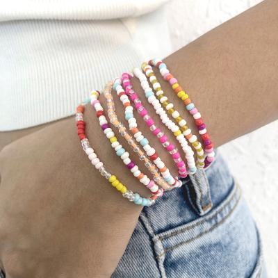 China FASHIONABLE the new trend of the wind color rice Bohemian beads hand beads bracelet for sale