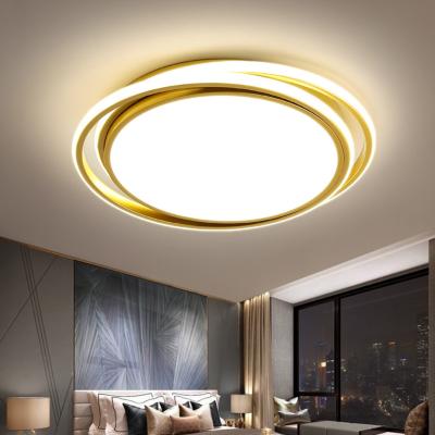 China Modern indoor round porcelain decoration outdoor mounted custom nordic lighting chandelier led ceiling lights for living room for sale