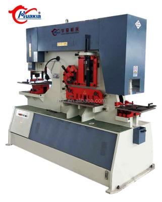 China Q35Y-25 Hotels Metal Plate Angle Iron Worker Combine 120 Ton Hydraulic Ironworker Shear Punch Machine for sale