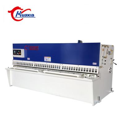 China Construction Material Stores QC12K 12*3200mm CNC Hydraulic Plate Shears Swing Beam Cutting and Shearing Machine for sale