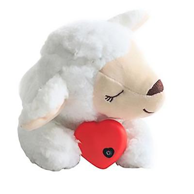 China Amazon Dog Heartbeat Puppy Training Toy Plush Pet Comfortable Snuggle Worry Viable Behavioral Soporific Relief Doll Durable Amazon Dog for sale