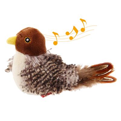 China Viable Igniter Interactive Cat Toy Simulation Bird Tease Cat Feather Pet Supplies Tease Catcher Cats Toys Pet Product for sale