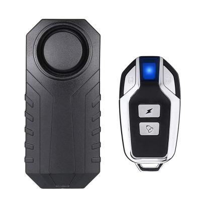 China Alarm Can Be Plapie Remote Control Loud and Safe 113db Waterproof Bike Alarm, Motorcycle Alarm Vibration Detector Wireless Remote Control Anti-theft Alarm for sale