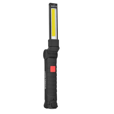 China USB Rechargeable Outdoor Lighting with Built-in Battery Set Multi Function Folding Work Light COB LED Camping Torch Flashlight for sale