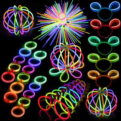 China Neon Stick Party Fluorescence Light Glow Sticks Bracelets Light Necklaces for Wedding Party Colorful Glow Sticks Glow Stick for sale