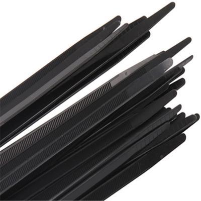 China Machine Made High Tensile Strength Plastic Nylon Cable Tie 8*550mm Black White Eco - Friendly 66 for sale