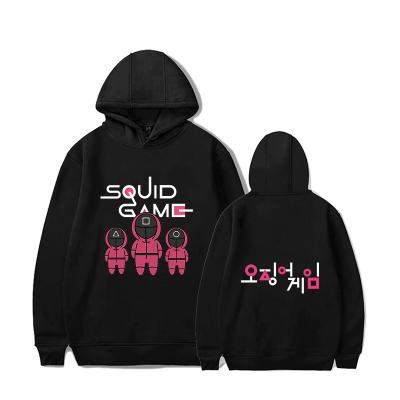 China Squid game jacket casual wear autumn and winter Korean thick sweater hoodie synthetic Korean for sale