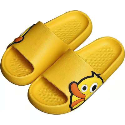 China Wholesale 2021 Fashion Trend New EVA Flip Flops Bathroom Slides Anti-skid Quick Dry Slipper for Kids Women Men for sale