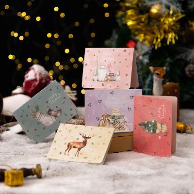 China Christmas Greeting Birthdays Invitation/Mailing/Gift DIY Paper Gift Cards/Ect Custom Luxury Christmas Thank You Cardboard Card for sale