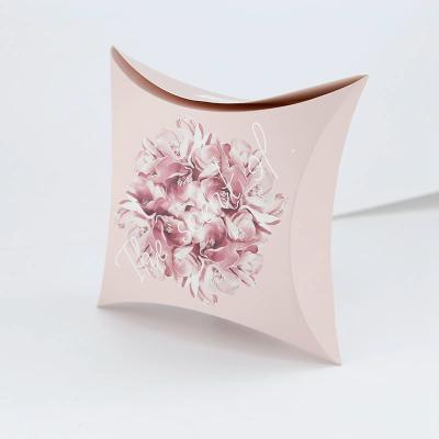 China Custom Luxury UV Recycled Materials Stain Paper Box Hair Wig Extension Pillow Boxes Gift Packaging Boxes With Design Logo for sale