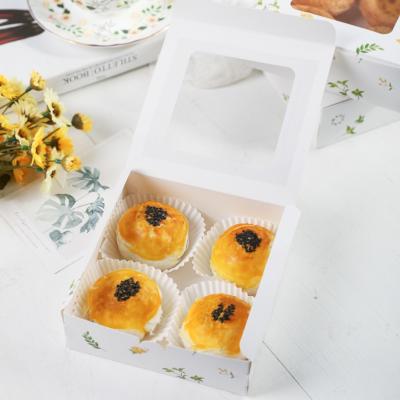 China Cheap Wholesale Recyclable Giant Food Grade Cupcake Box Take Away Snack Sushi Packaging Box With Paper Bag for sale