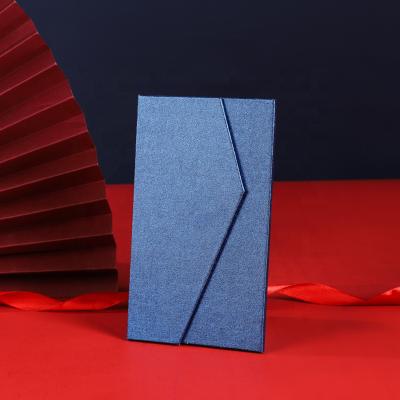 China Wholesale Recyclable EVA Velvet Rectangle Magnetic Closure 2 Cards Credit Card VIP Package Packaging Luxury Gift Box for sale