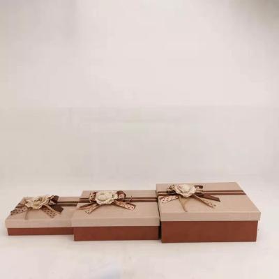 China Handmade to order handmade rectangular gift box. Gift box. Place of 3 gift boxes. for sale