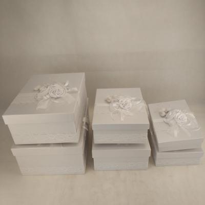 China Gift packaging wedding theme gift box. Lawn wedding letter box. Gift box blessing. for sale