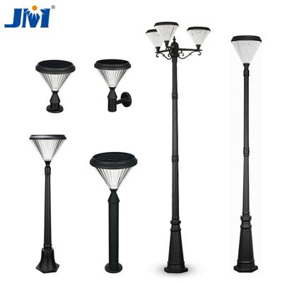 China New Decorative Garden Post Pathway Light Series Waterproof Integrated Solar Powered Garden Light for sale