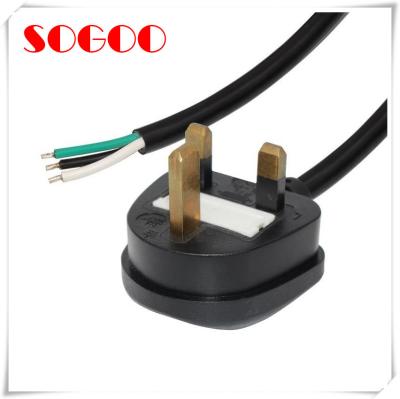 China Custom Cable Assemblies , AC Extension Cable Assembly BSI Fused 10A 13A OEM Available for sale