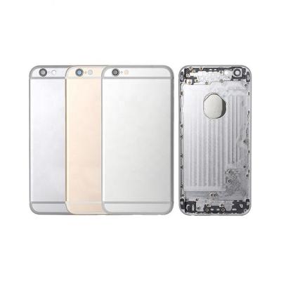 China High quality metal backshell cover for iphone 6 plus battery glass back door frames with frame for sale