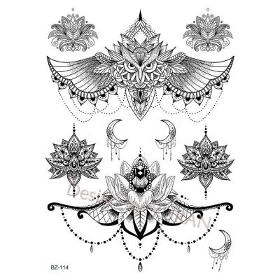 China Temporary Custom Popular Fashion Waterproof Temporary Tattoo Sticker for sale